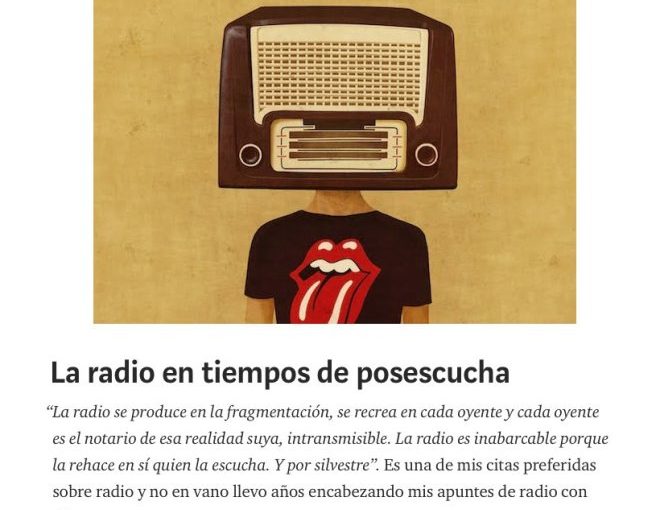 Preescucha, escucha y posescucha.