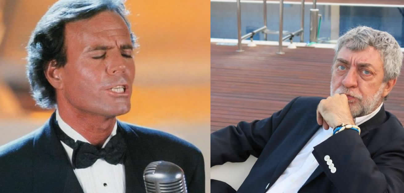 Carlos Núñez con Julio Iglesias