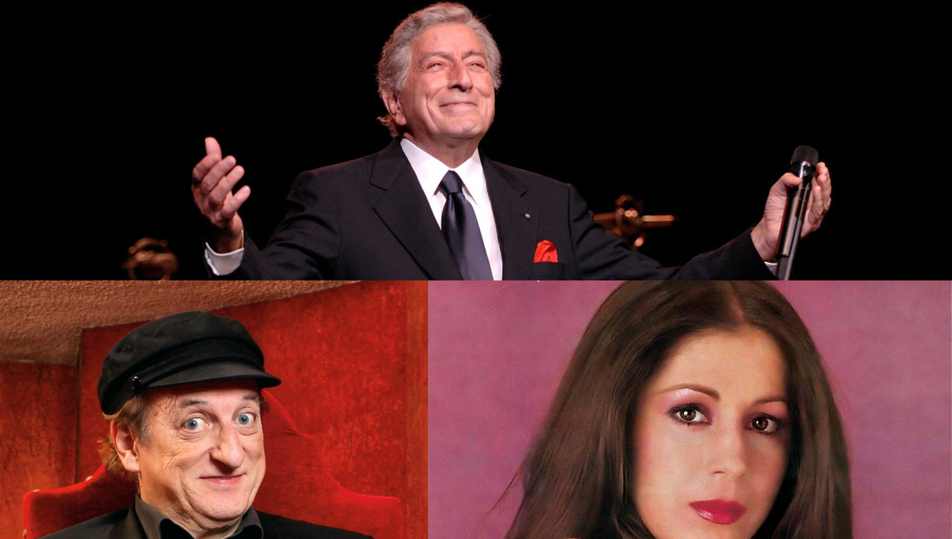 Tony Bennett, Isabel Pantoja y Javier Gurruchaga