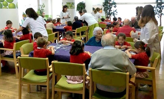 Intercambio de conocimientos intergeneracional