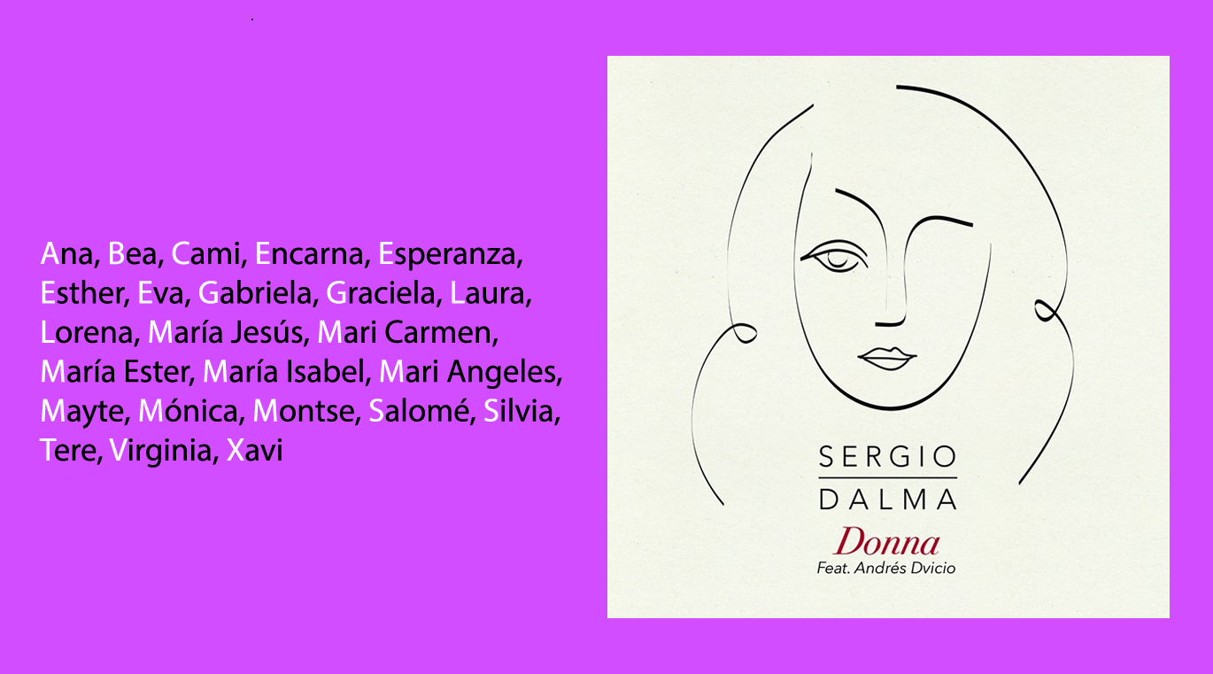 Donna con Sergio Dalma