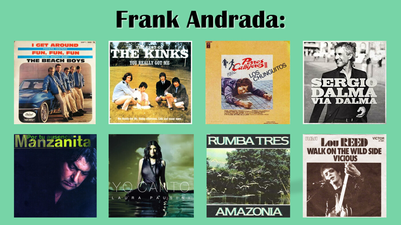 Frank Andrada: compositor, productor, manager, músico…